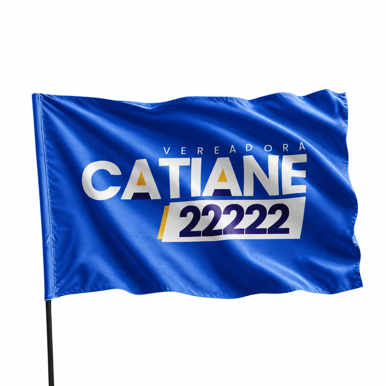 Bandeira para campanha politica personalizada