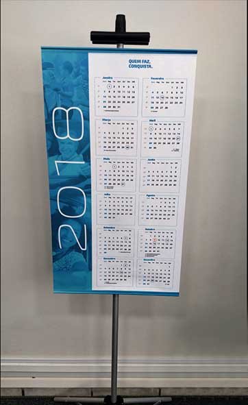 Banner calendário personalizado