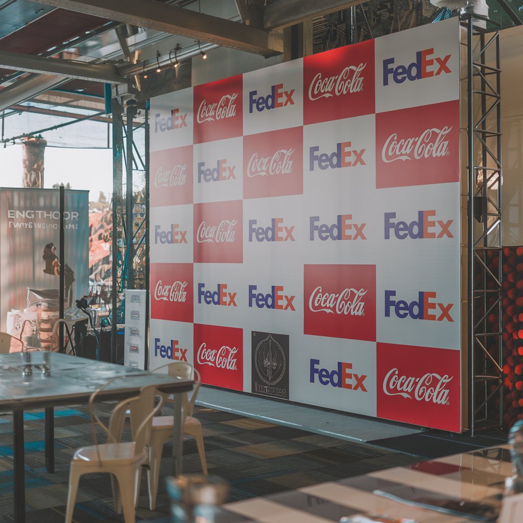 Backdrop em tecido personalizado