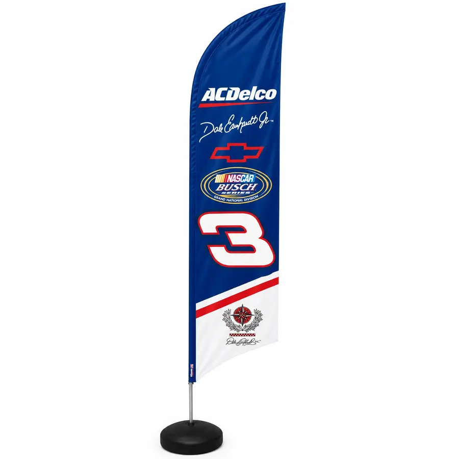 Wind banner personalizado para campanha ACDelco NASCAR